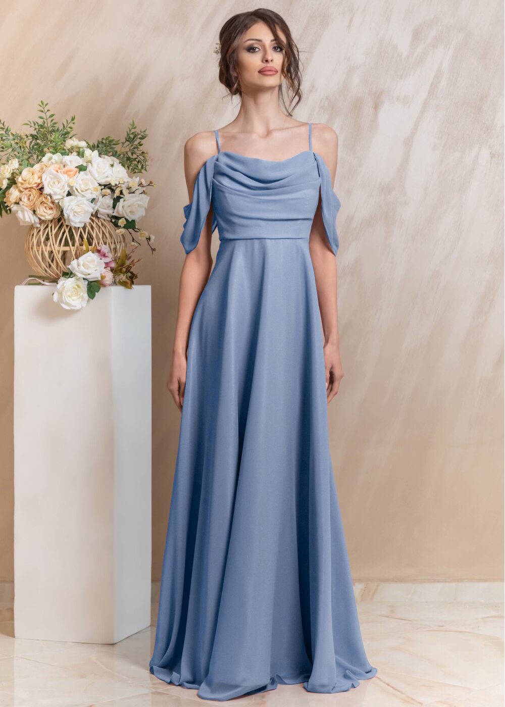 Serenity blue clearance bridesmaid dresses